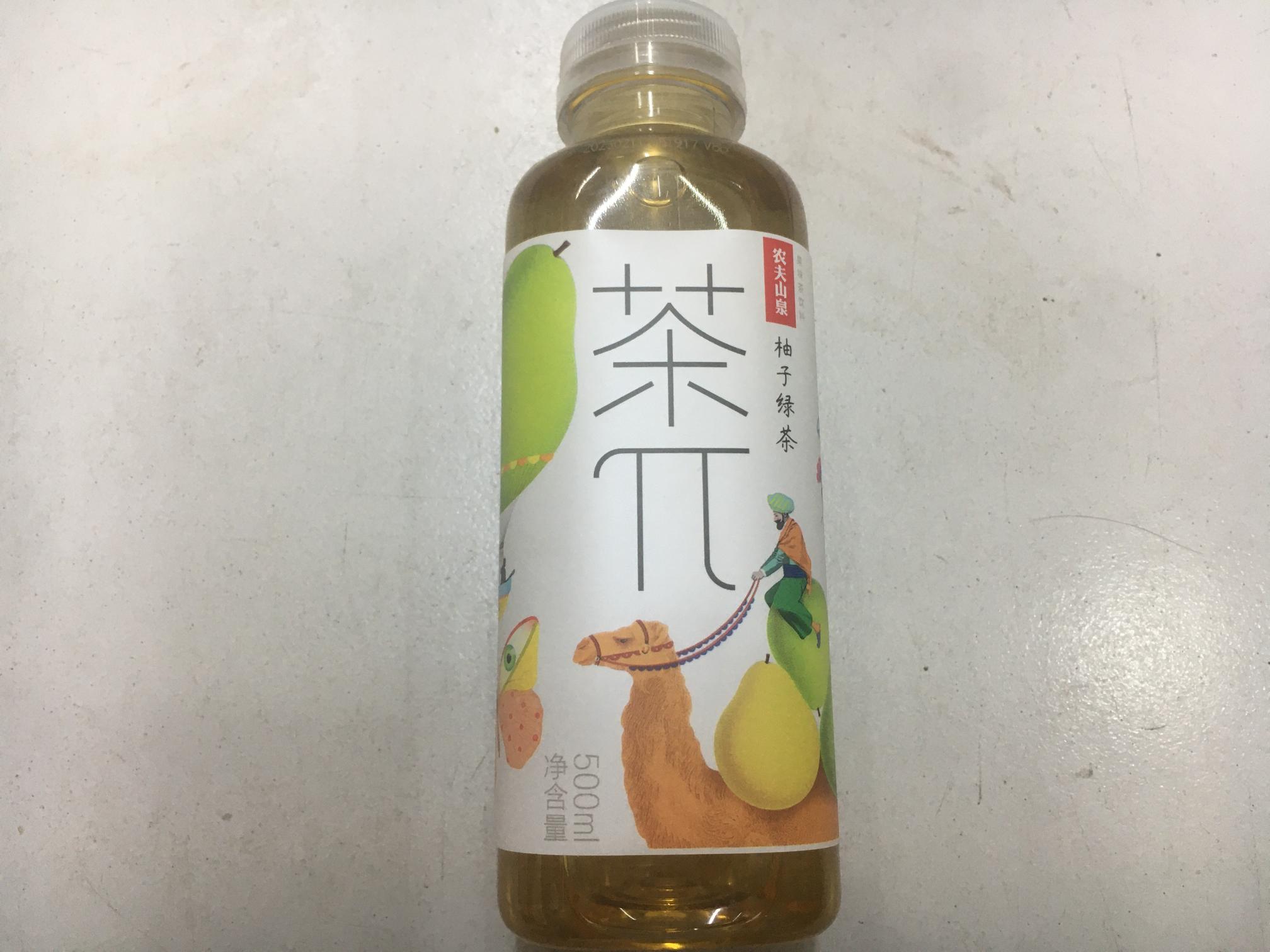 茶丌500ml/瓶（柚子绿茶）