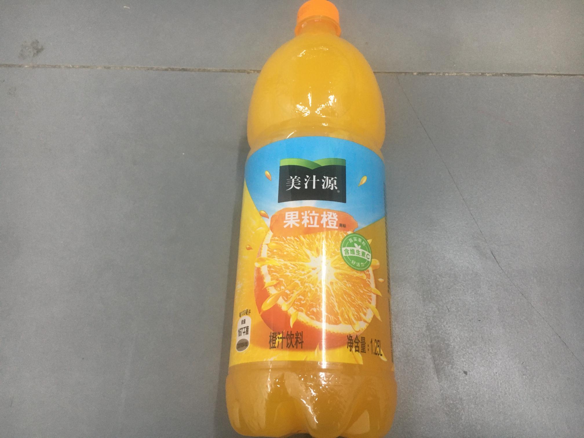 美汁源果粒橙1.25 L/瓶